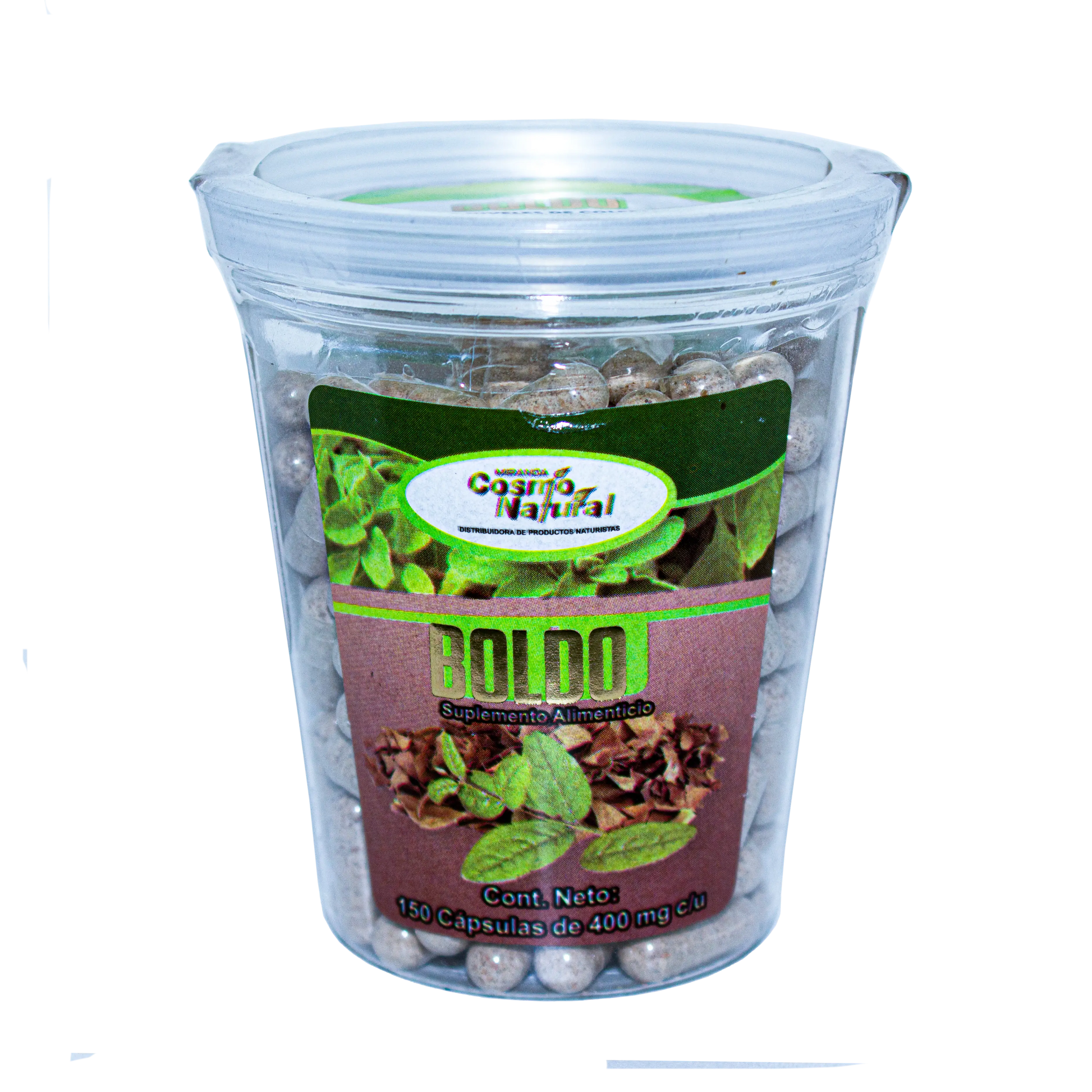 Boldo; 150 Capsulas, COSMO NATURAL.
