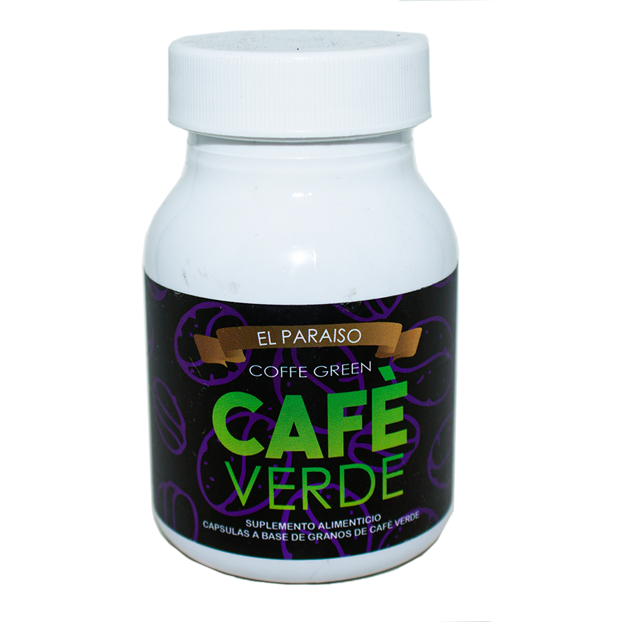Café Verde; 60 Capsulas, El Paraiso.