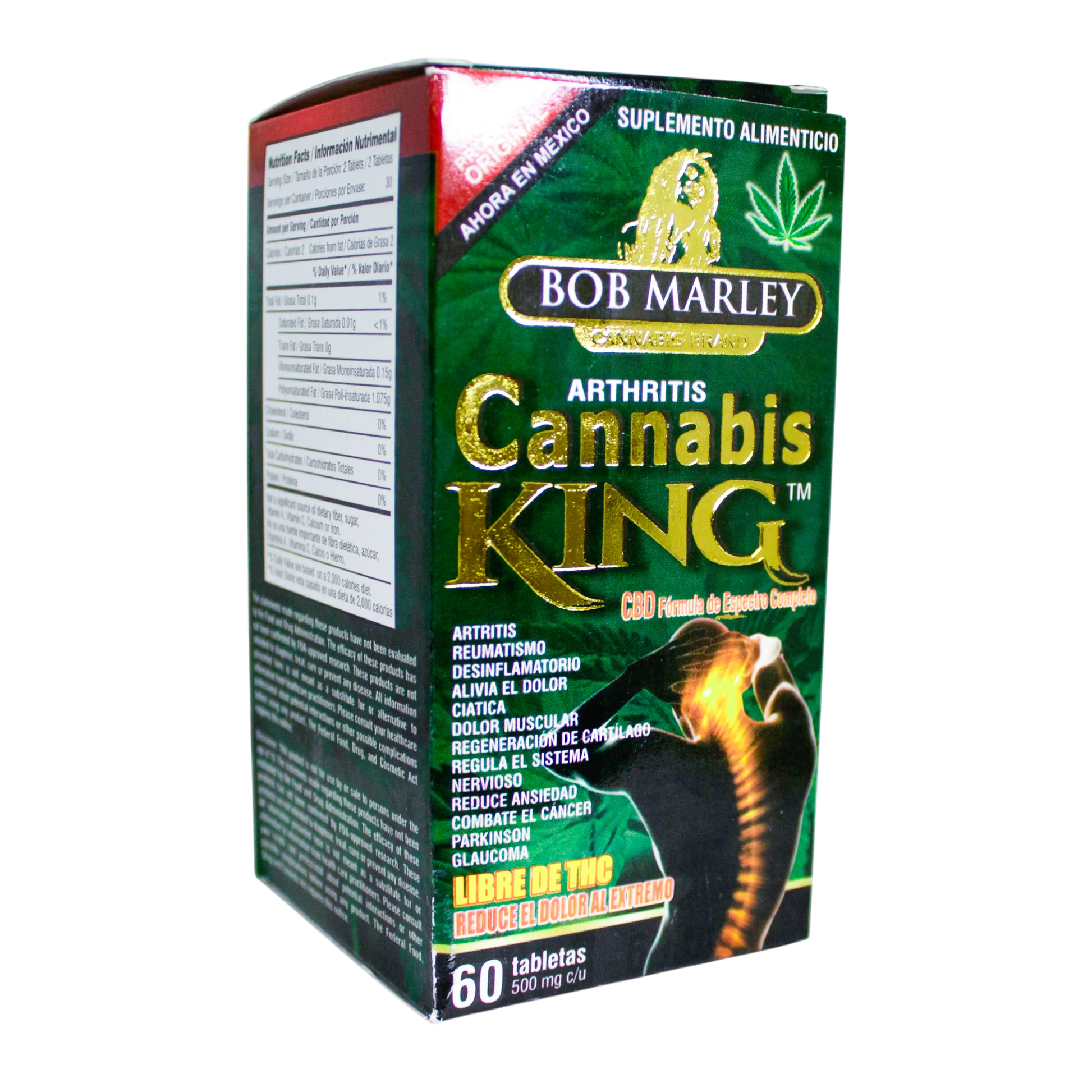 Cannabis King; 60 Tabs de 500mg.