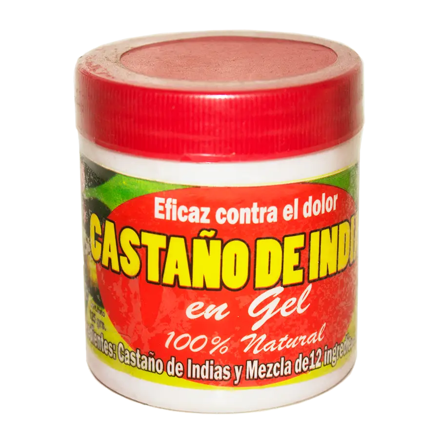 Gel Castaño de Indias; 125gr, 12 Ingredientes.