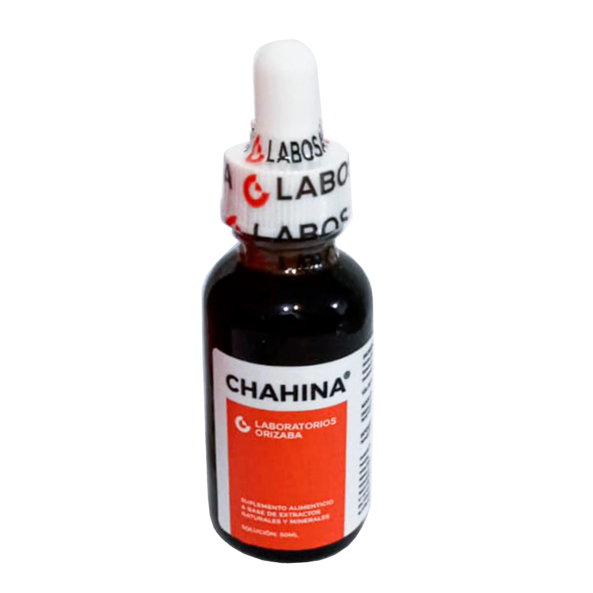 Gotas Chahina Frasco de Vidrio ; 30ml , Orizaba.