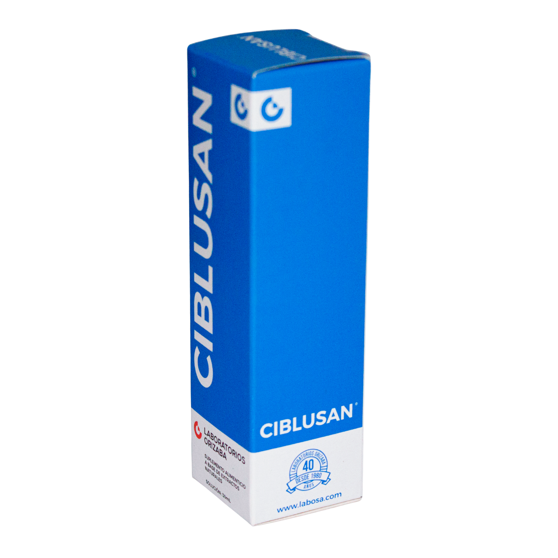 Gotas CIBLUSAN (Antes Circulan) Frasco de Vidrio; 30ml , Orizaba.