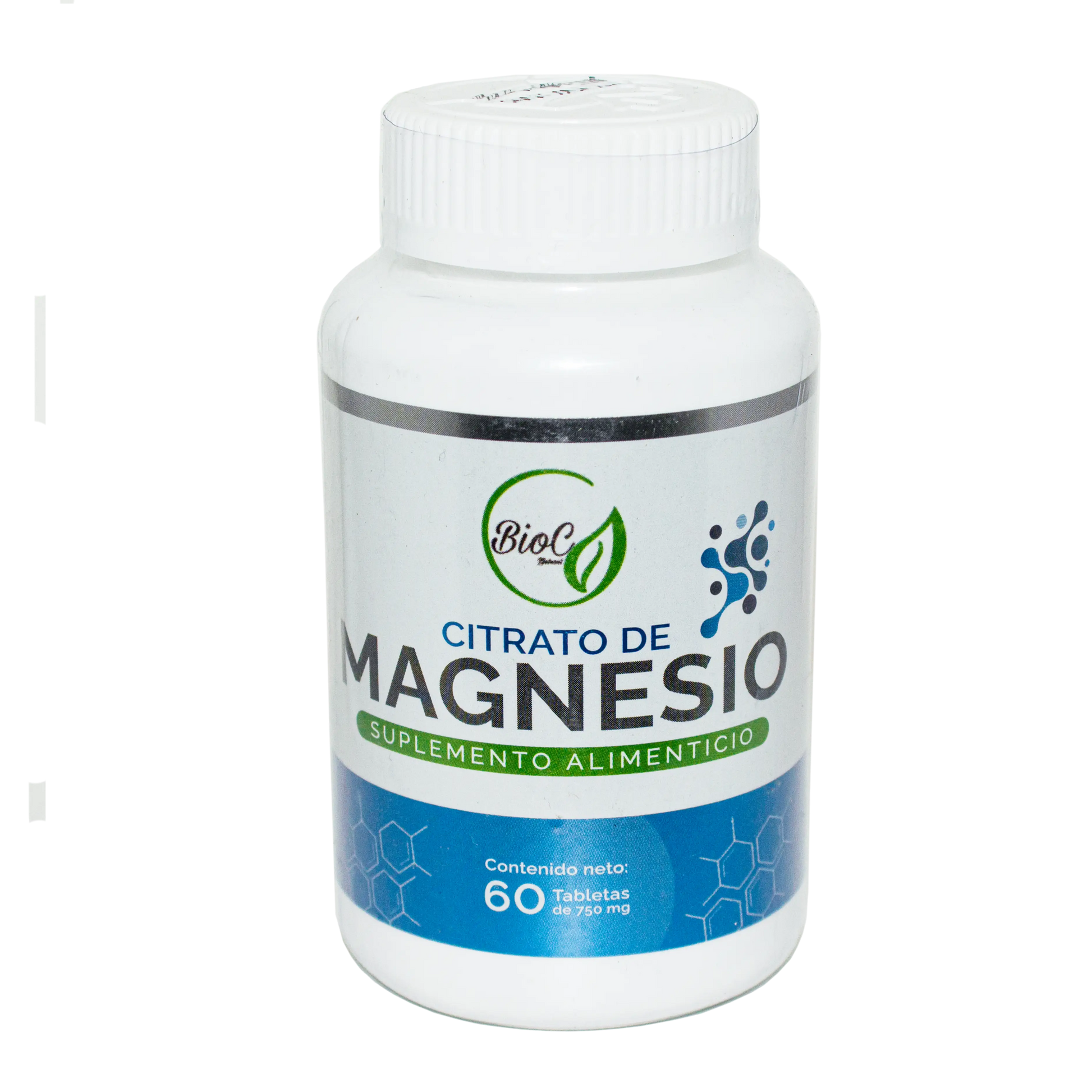 Citrato de Magnesio; 60 Tabletas, BioC.