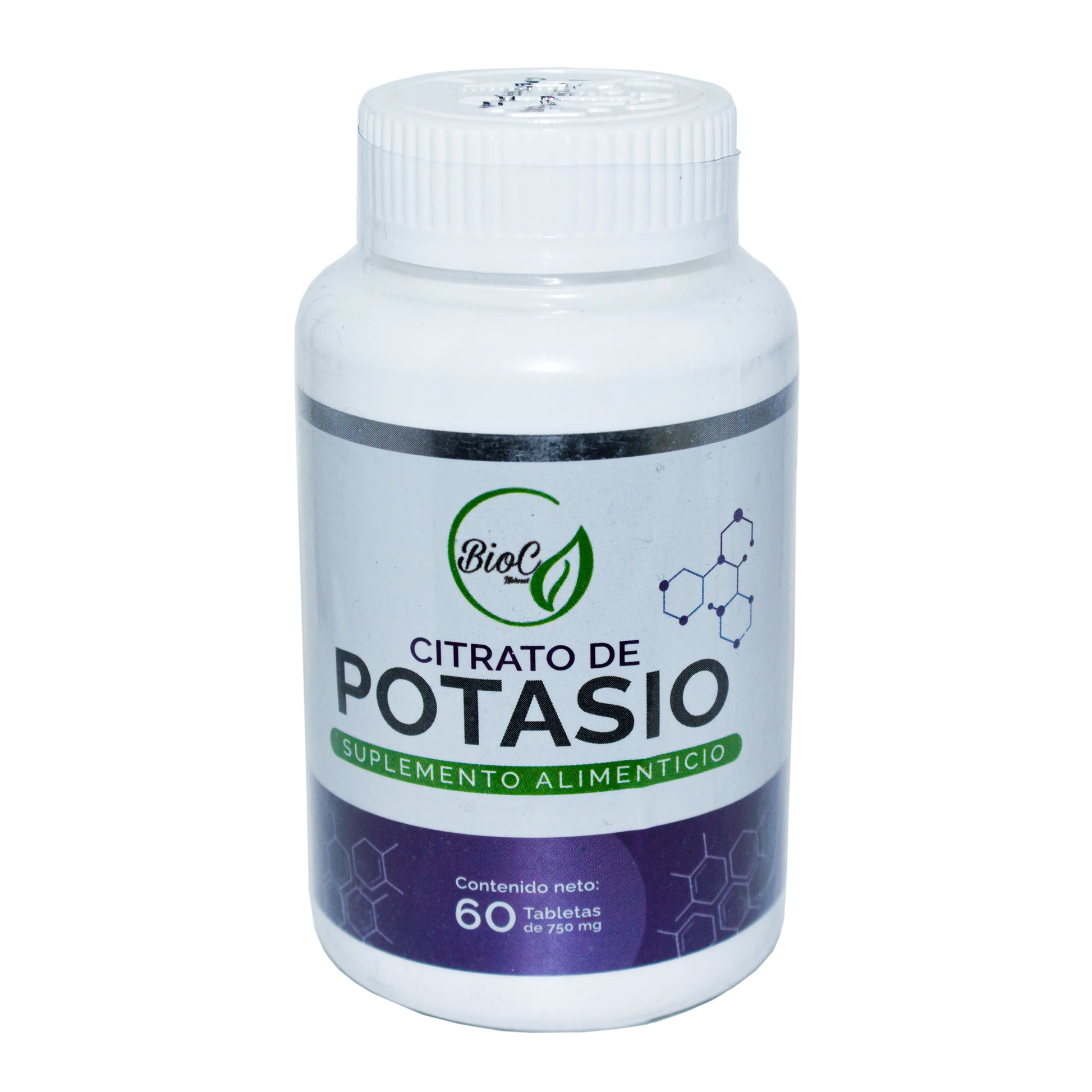 Citrato de Potasio; 60 Tabletas, BioC.
