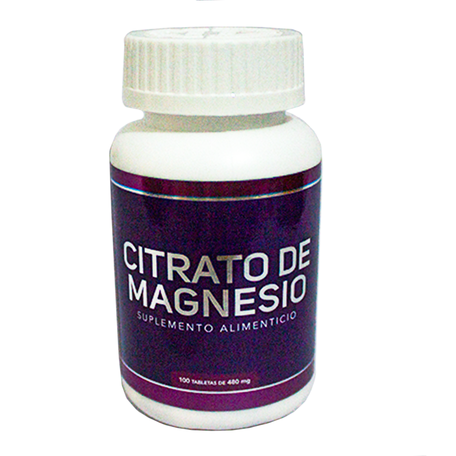 Citrato de Magnesio;100 Tabletas, Ultra Soya.