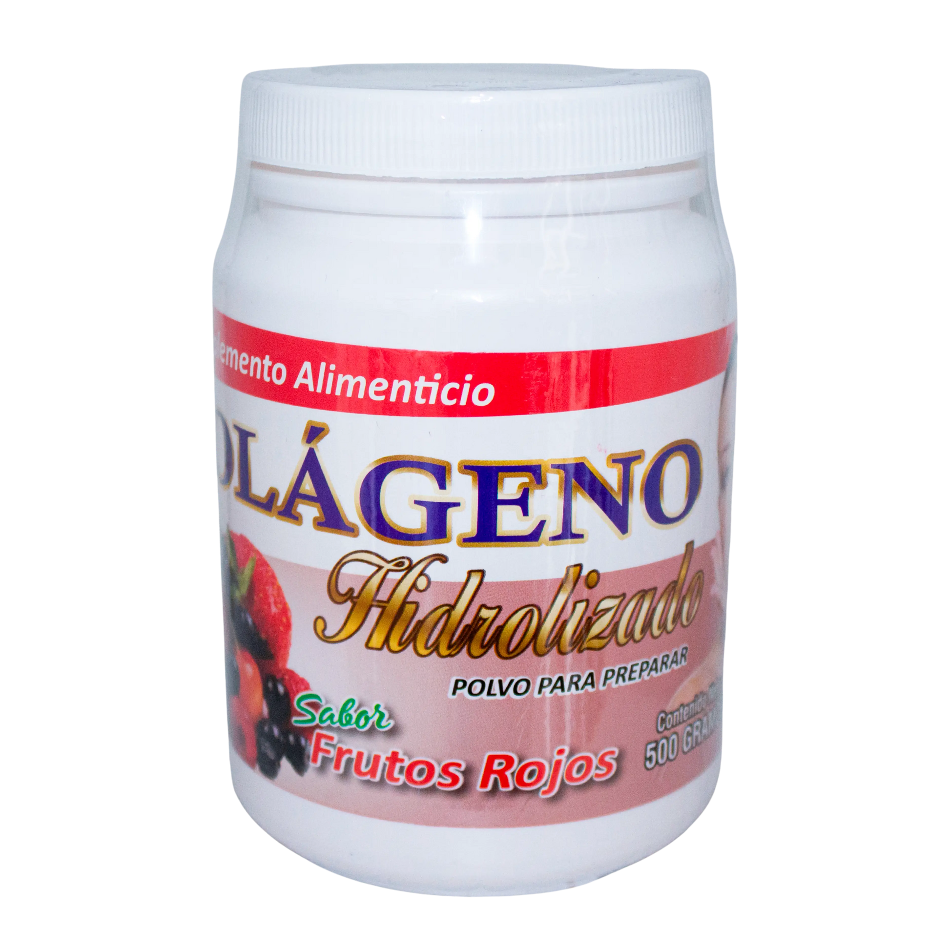 Cólageno Hidrolizado Frutos Rojos;500gr, BIOC.