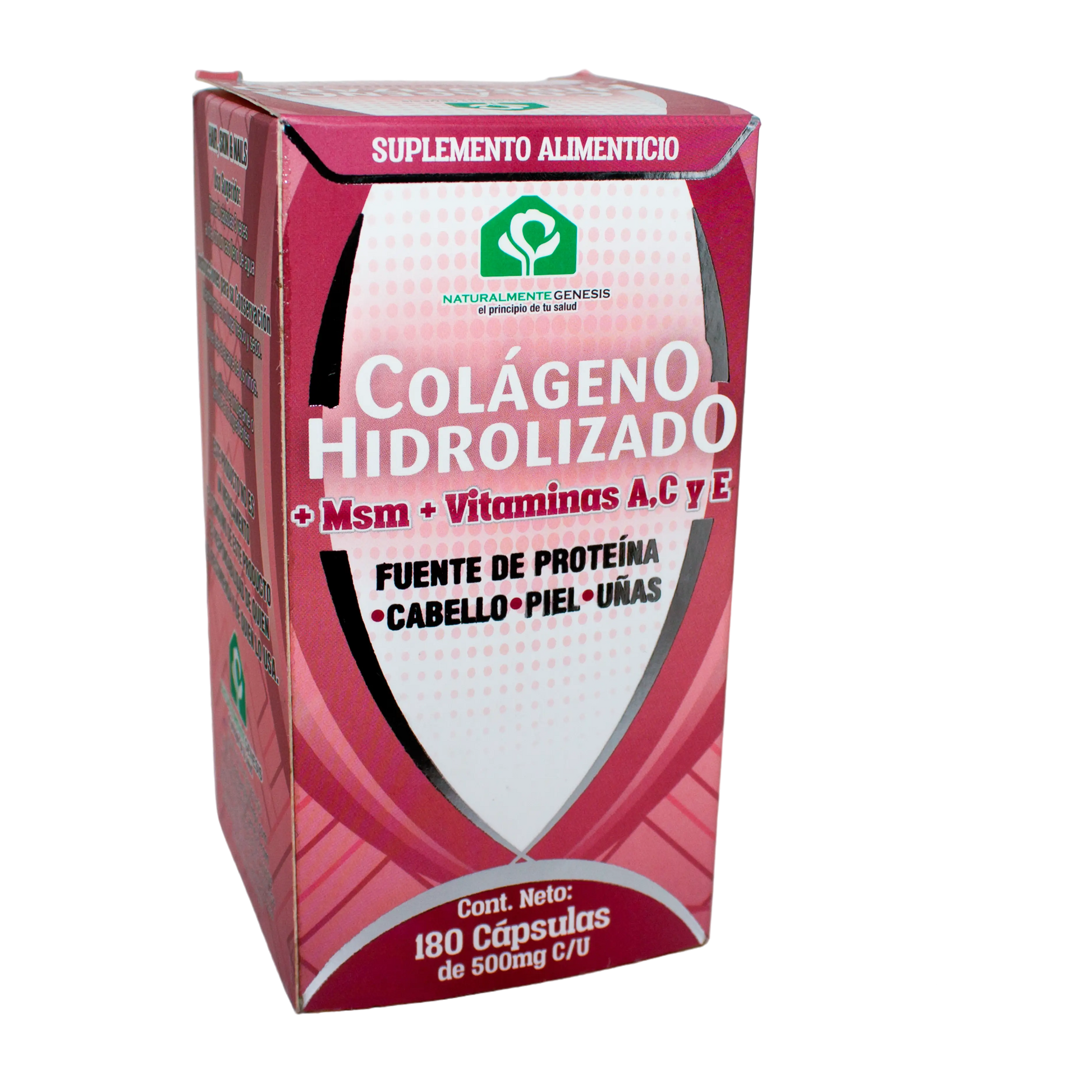 Colageno Hidrolizado; 180 capsulas, NG.
