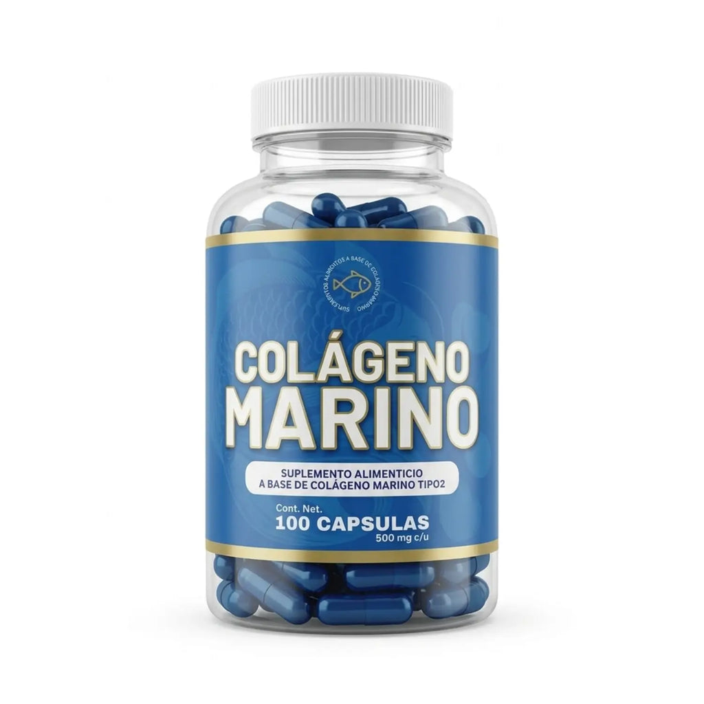 Colágeno marino; 100 capsulas, natural life.