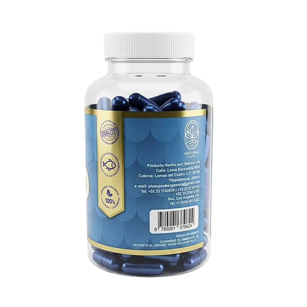 Colágeno marino; 100 capsulas, natural life.