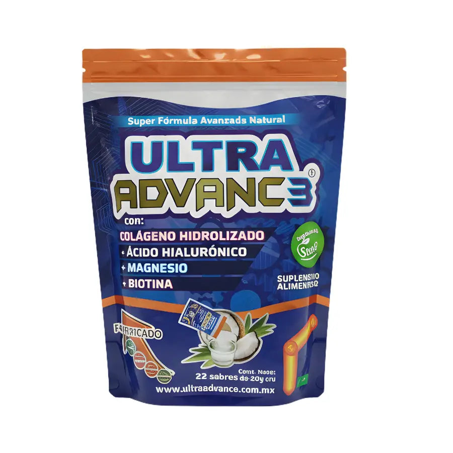 Ultra Advance Colageno; 440g, Naturistas Unión.