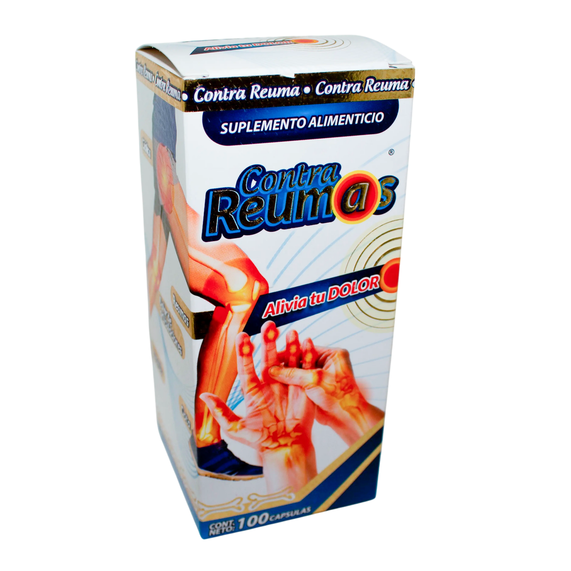 Contra Reumas; 100 Capsulas, Lab Naprovid.