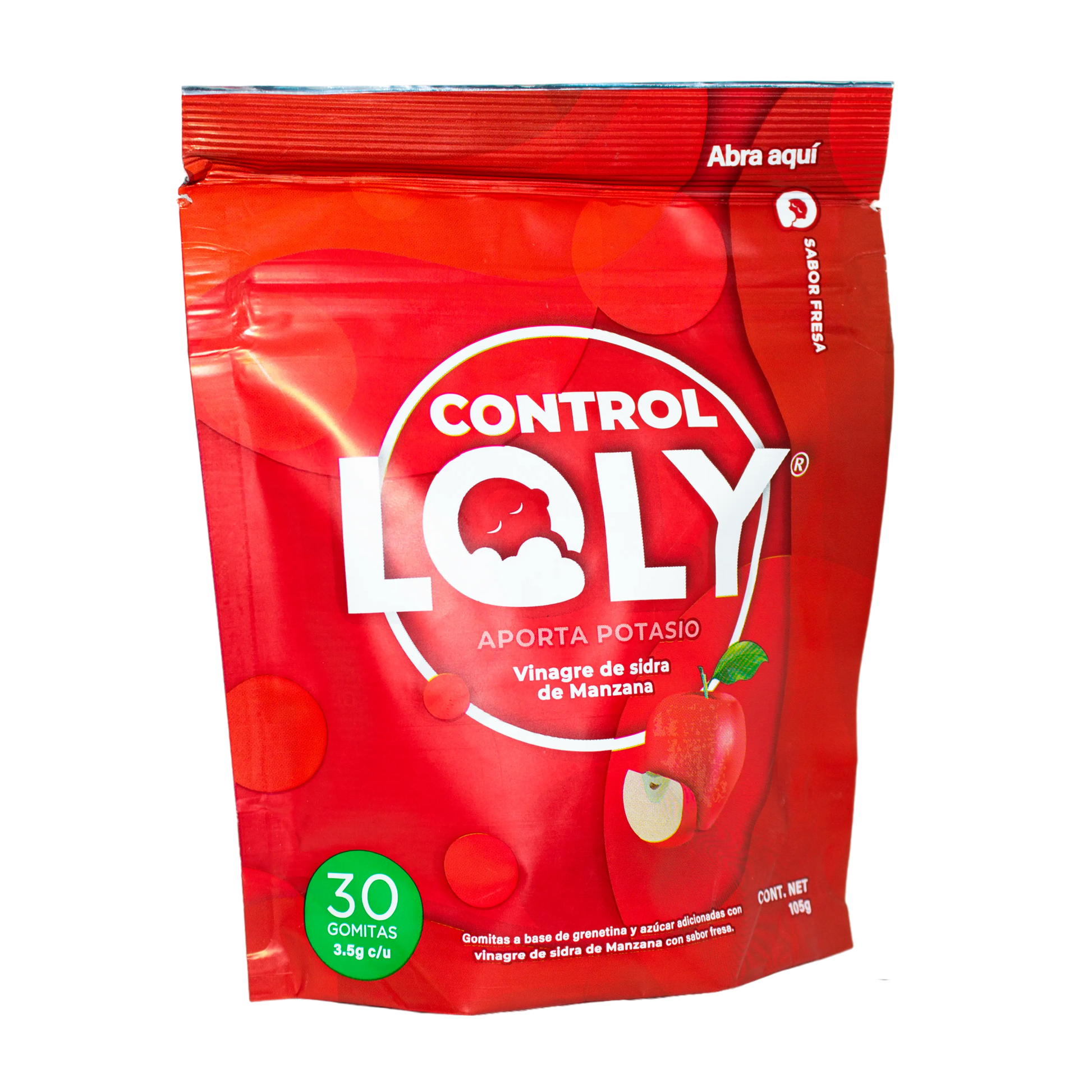 Control Loly vinagre de manzana; 30 Gomitas; Lolly Vit