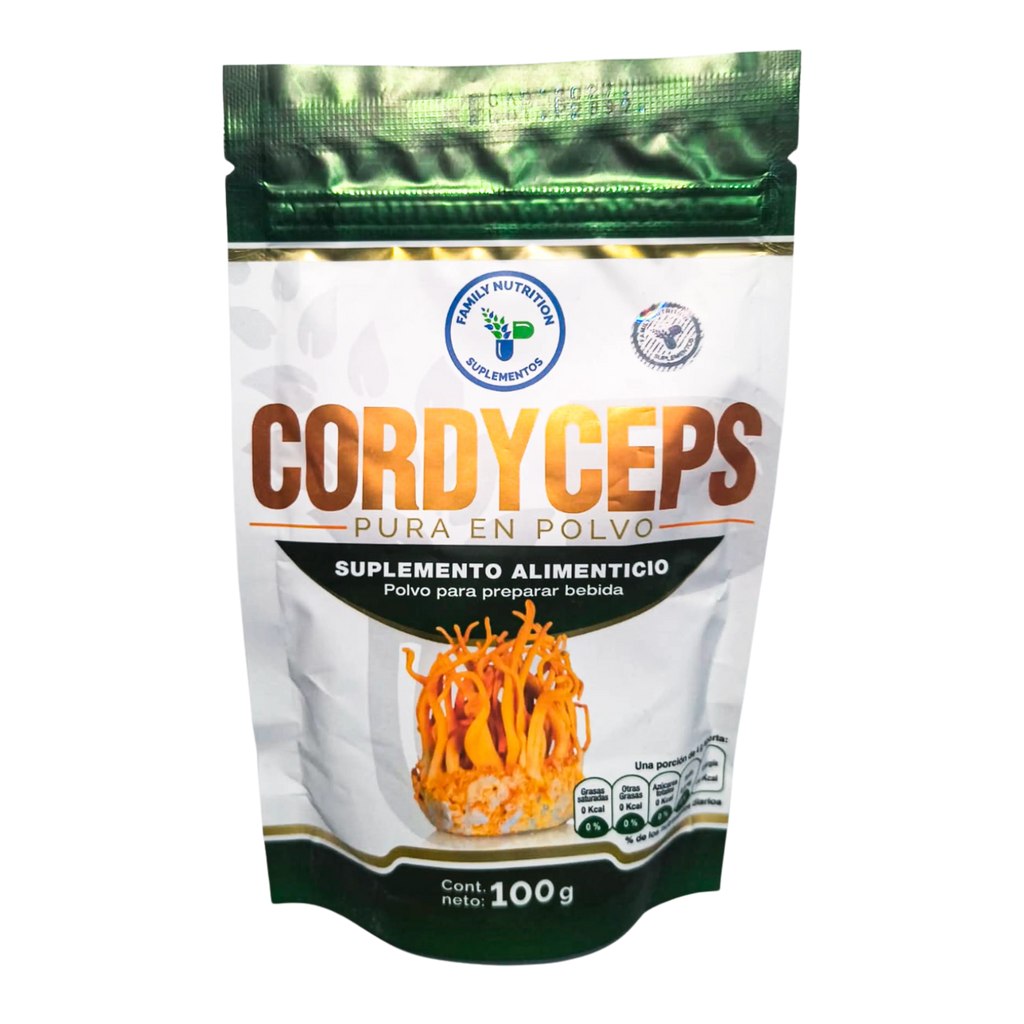 Polvo cordyceps; 100gr, Family nutrition