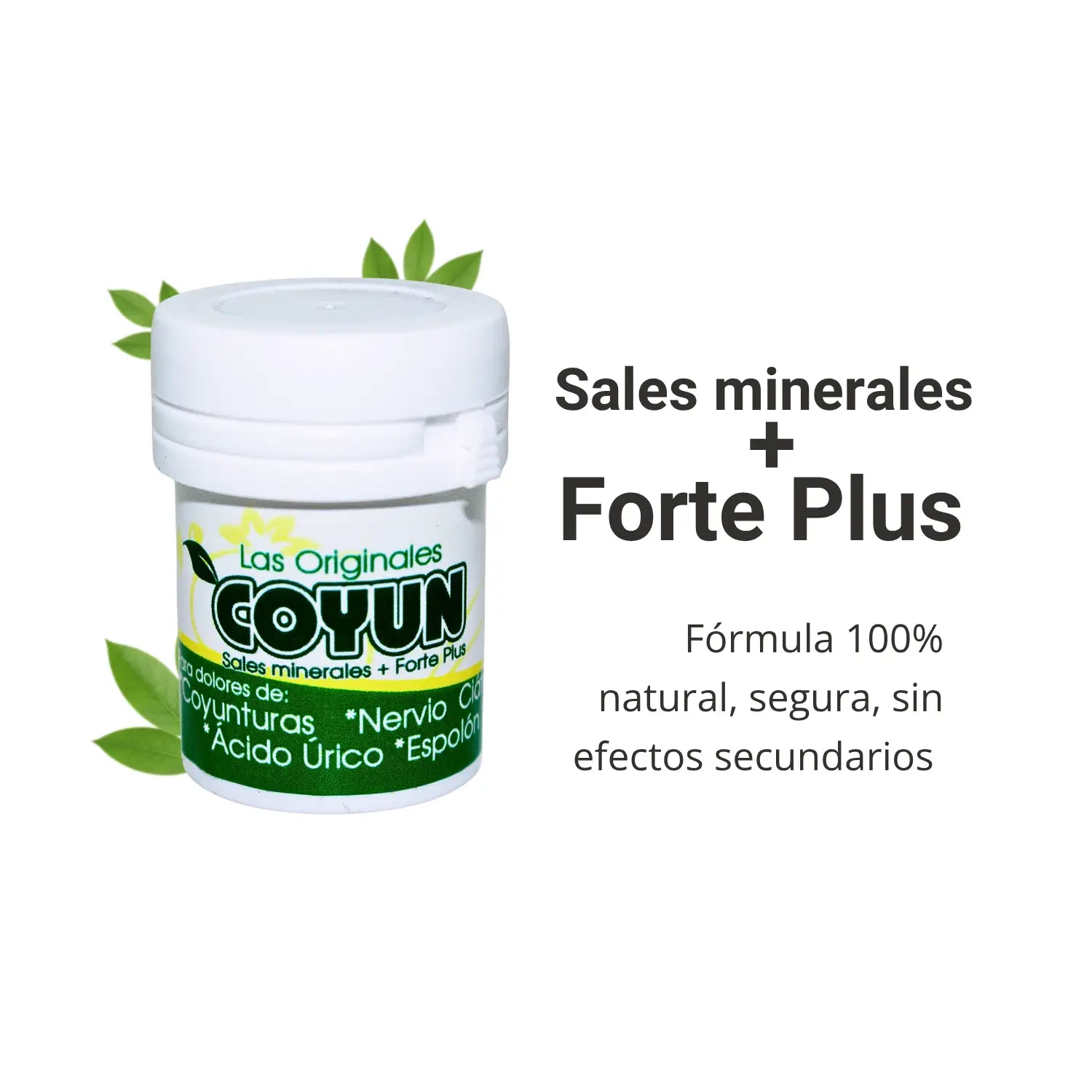 Coyun, Sales Minerales y Forte Plus, Arcoiris.