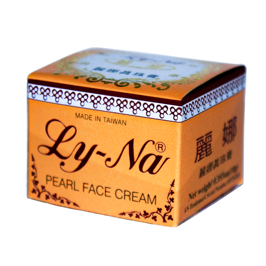 Crema facial Ly-Na; 10 g, Wei Mei Li Chemical, Amarilla.