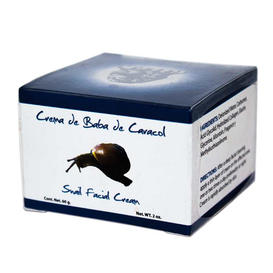 Crema de Baba de Caracol; 60gr, Gizeh.