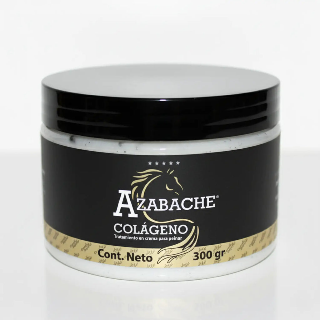Crema Colágeno Para Peinar Azabache; 300gr, Cosmo Natural.