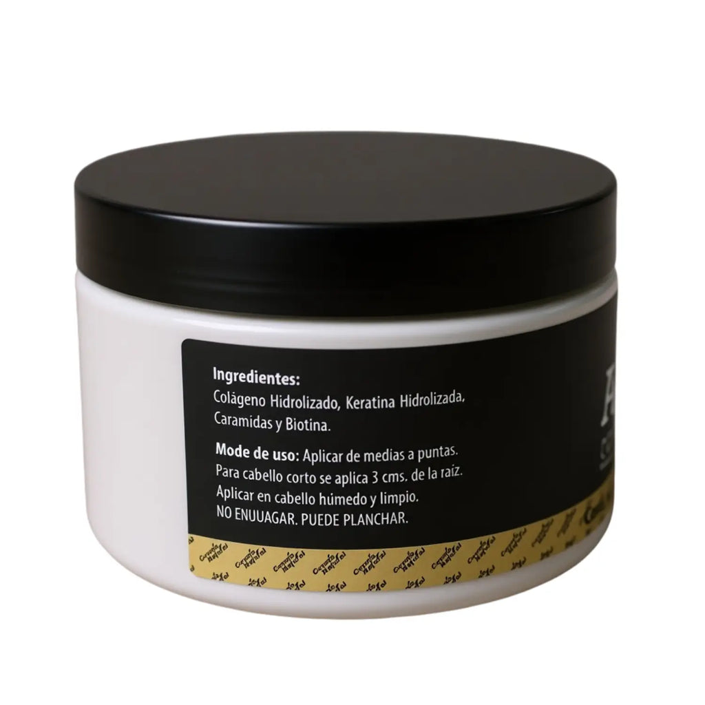 Crema Colágeno Para Peinar Azabache; 300gr, Cosmo Natural.