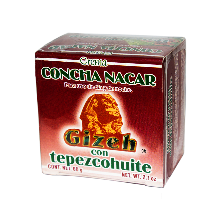 Crema Concha Nácar Tepezcohuite; 60g, Gizeh.