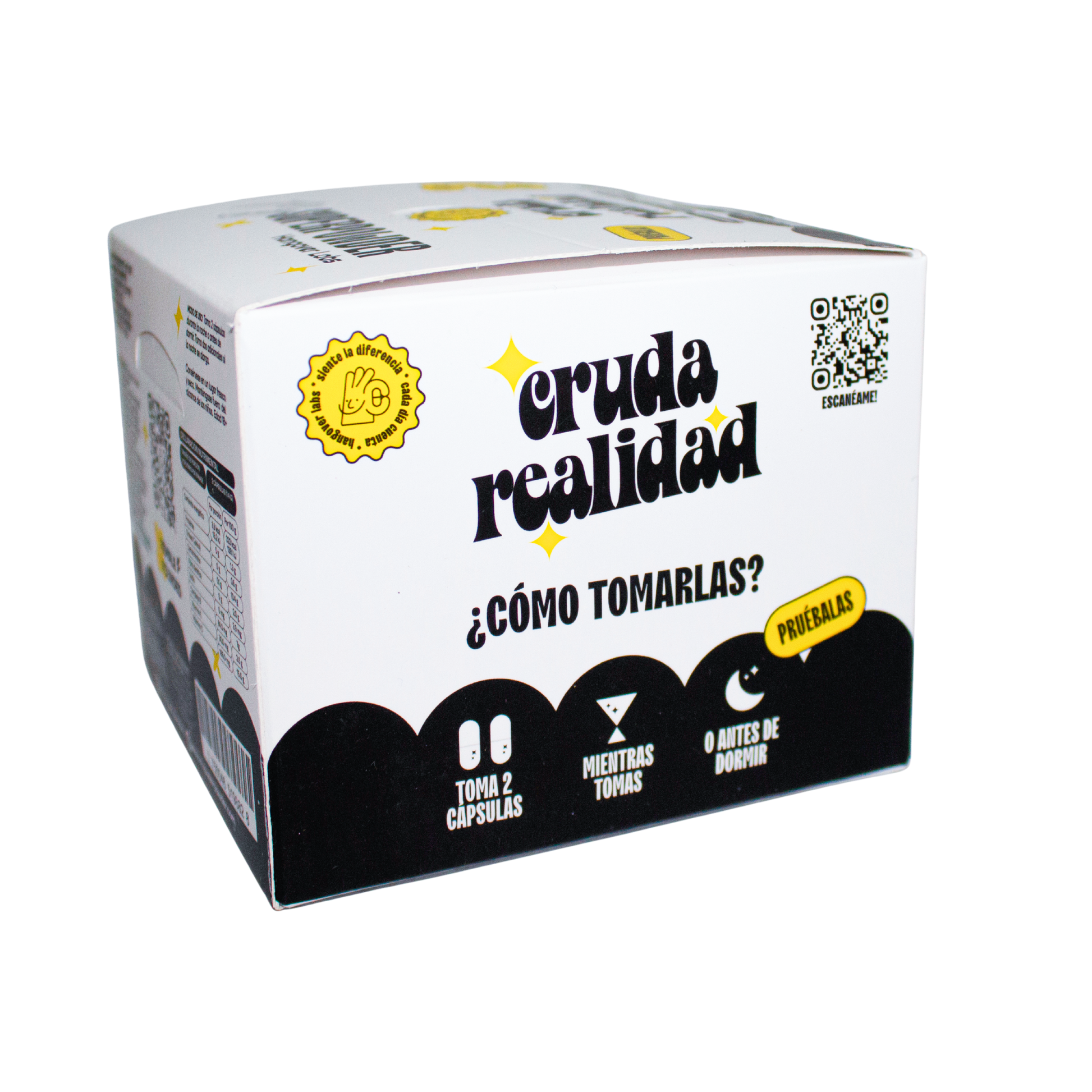 Caja Cruda realidad 24 sobres 2 caps cada uno; Hangover