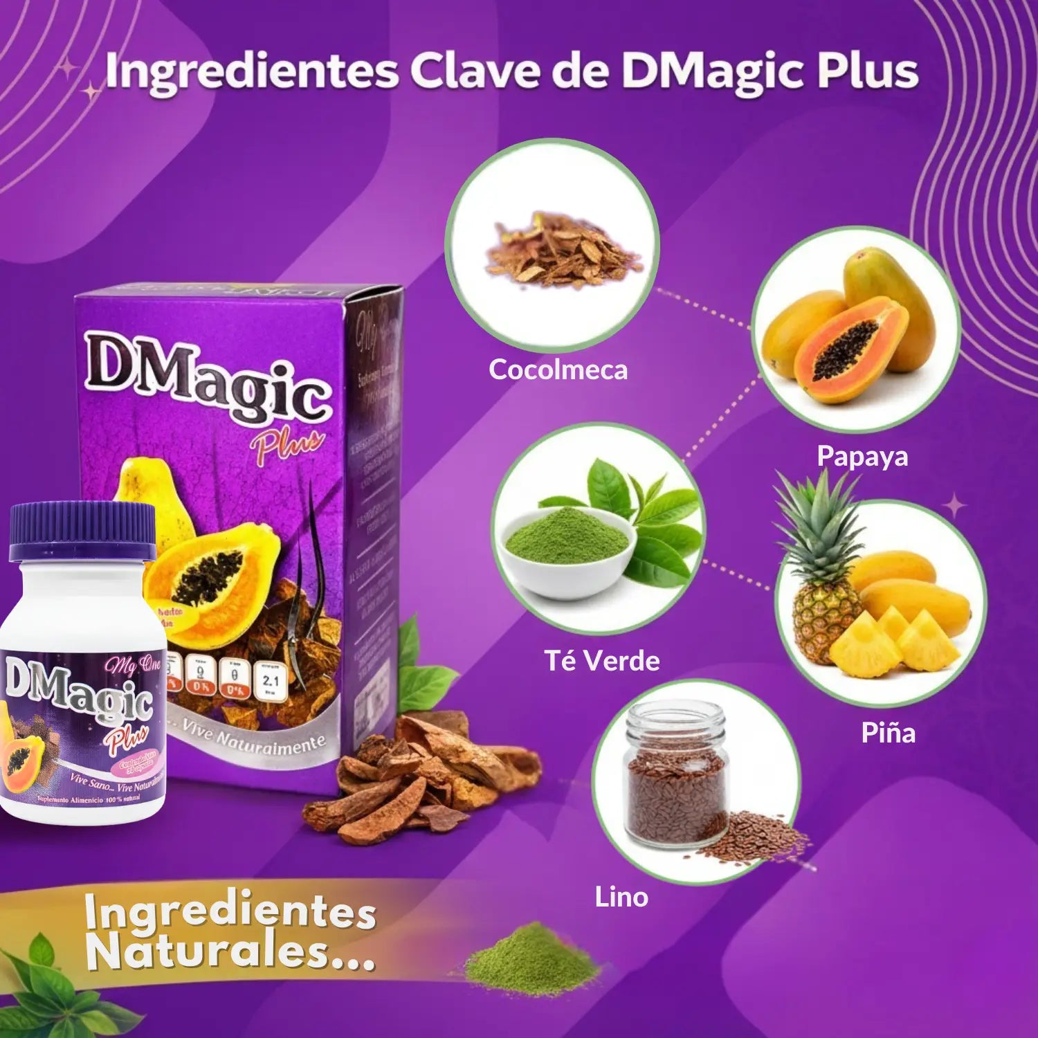 DMagic Plus; 30 Capsulas, Laboratorios CCN.