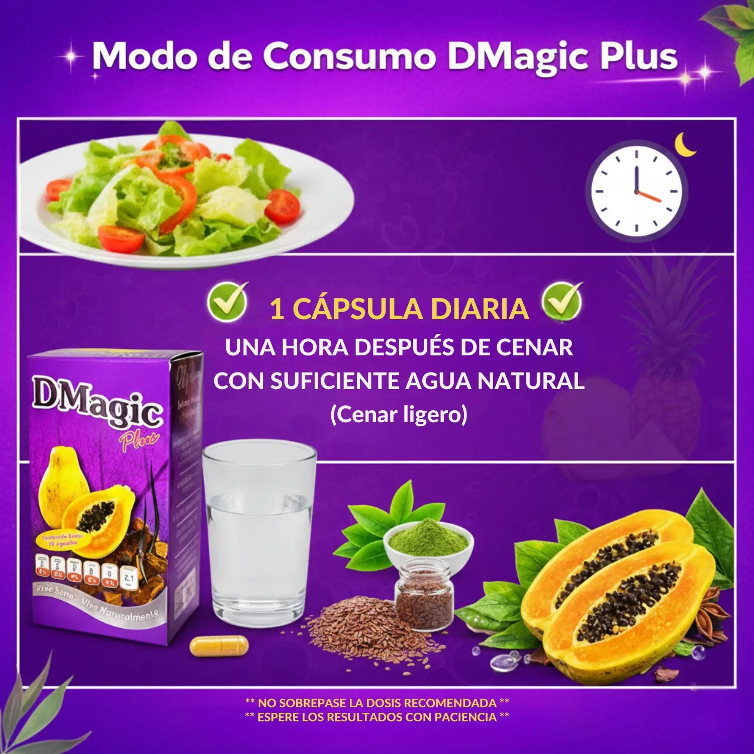DMagic Plus; 30 Capsulas, Laboratorios CCN.