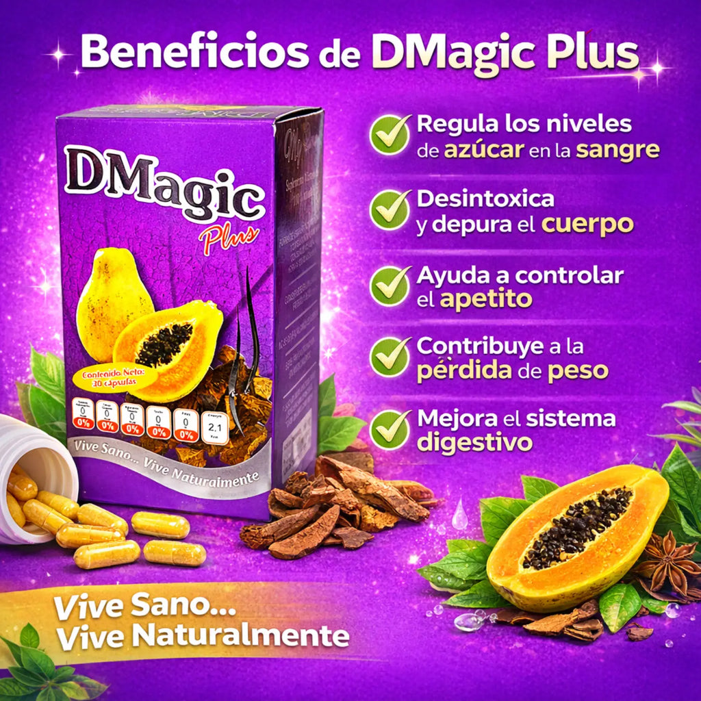 DMagic Plus; 30 Capsulas, Laboratorios CCN.