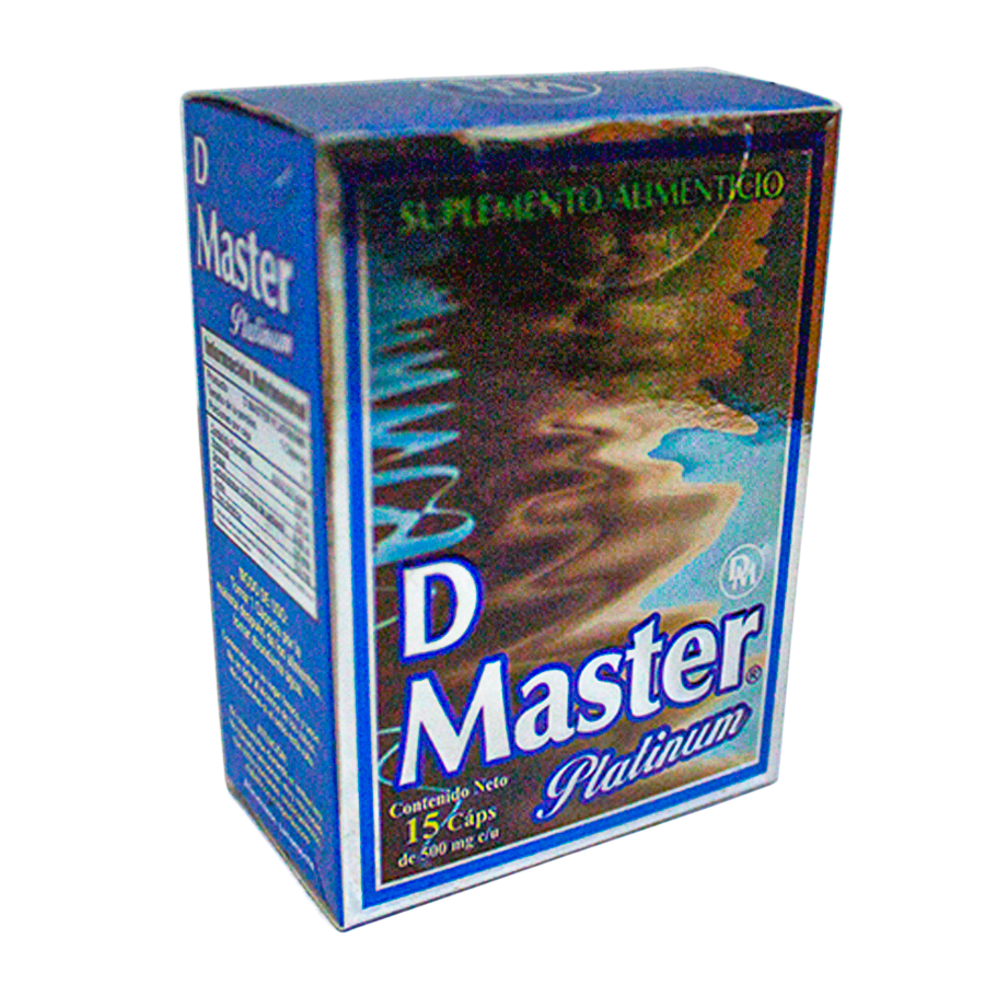 D  Master Platinum ; 15 Capsulas, Bio LIfe.