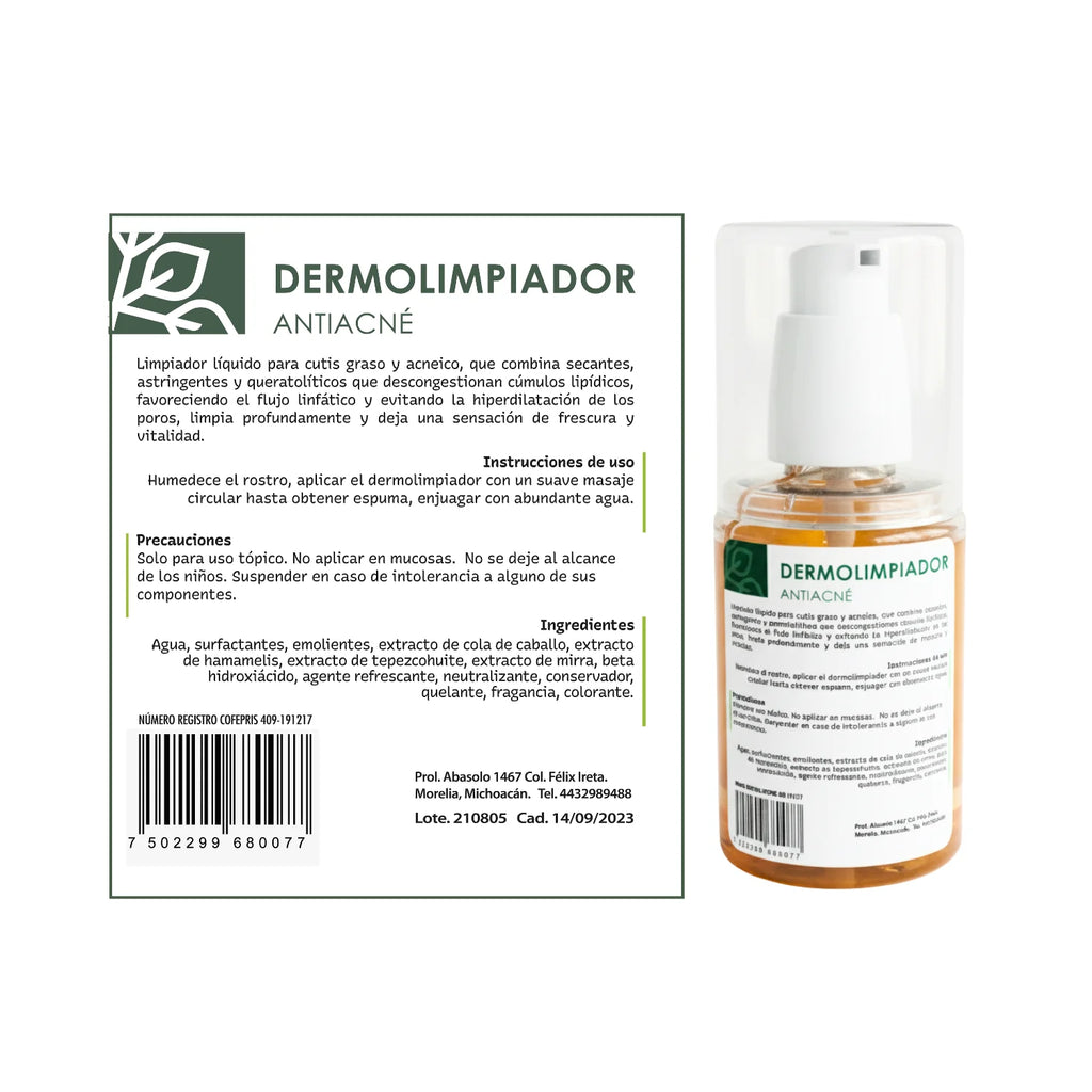 Dermolimpiadora Antiacne; 80gr, Cical.