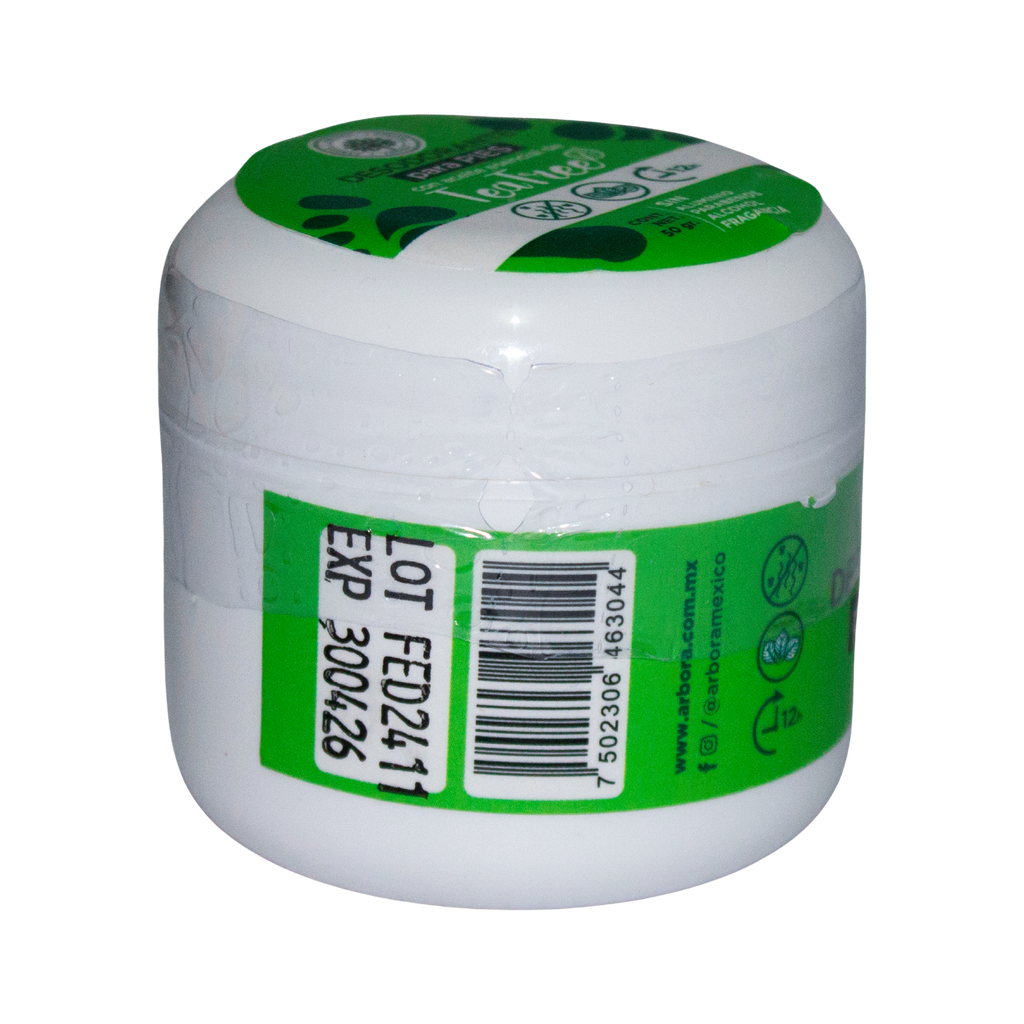 Desodorante P/ Pies; 50grs, Arbora.