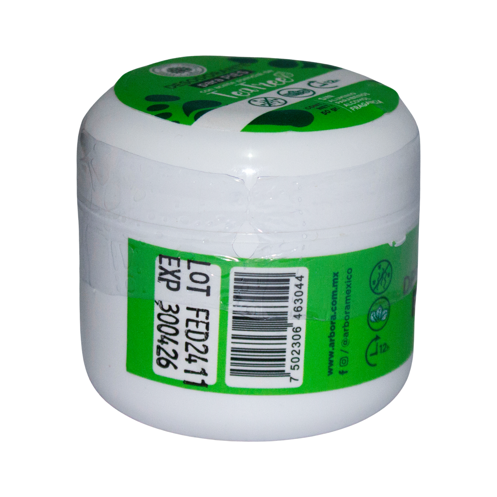 Desodorante P/ Pies; 50grs, Arbora.