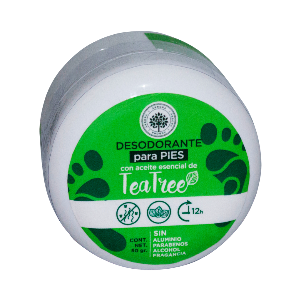 Desodorante P/ Pies; 50grs, Arbora.