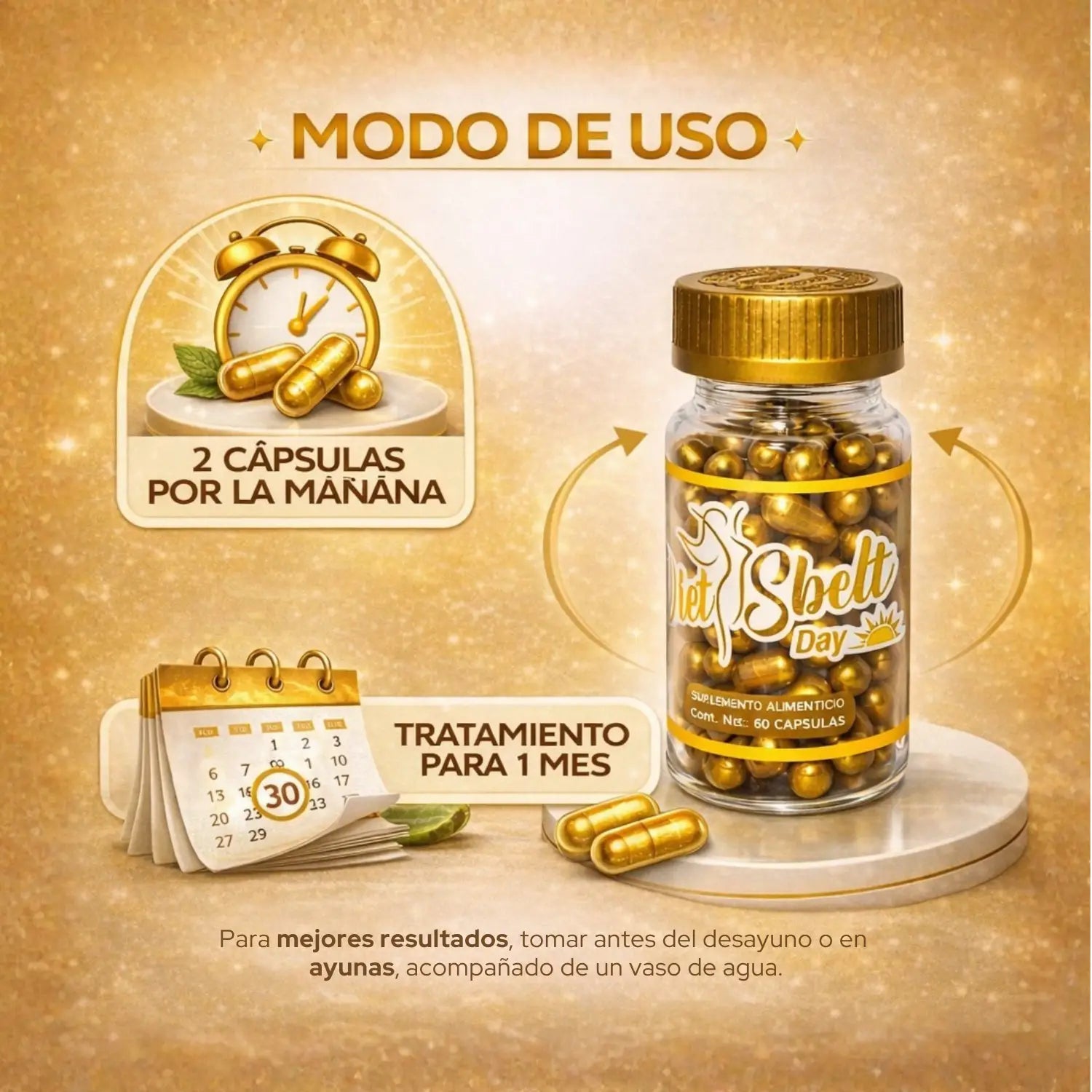 Diet Sheli Día; 60 Cápsulas, Cosmo Natura.