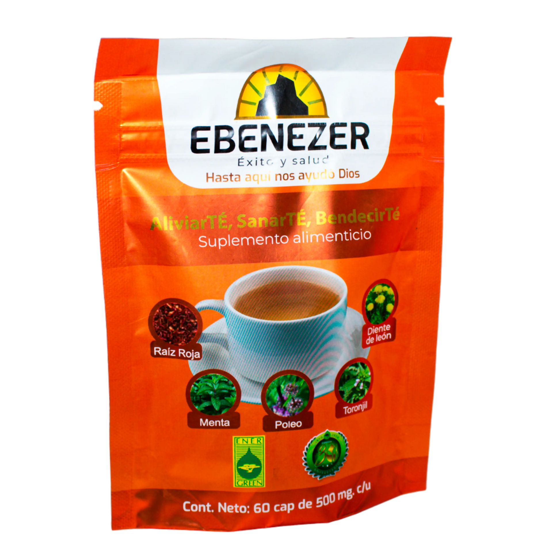 Ebenezer ; 60 Capsulas, Fuerza Natural.