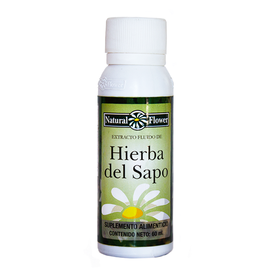 Hierba del Sapo; 55ml Gotas, Natural Flower.