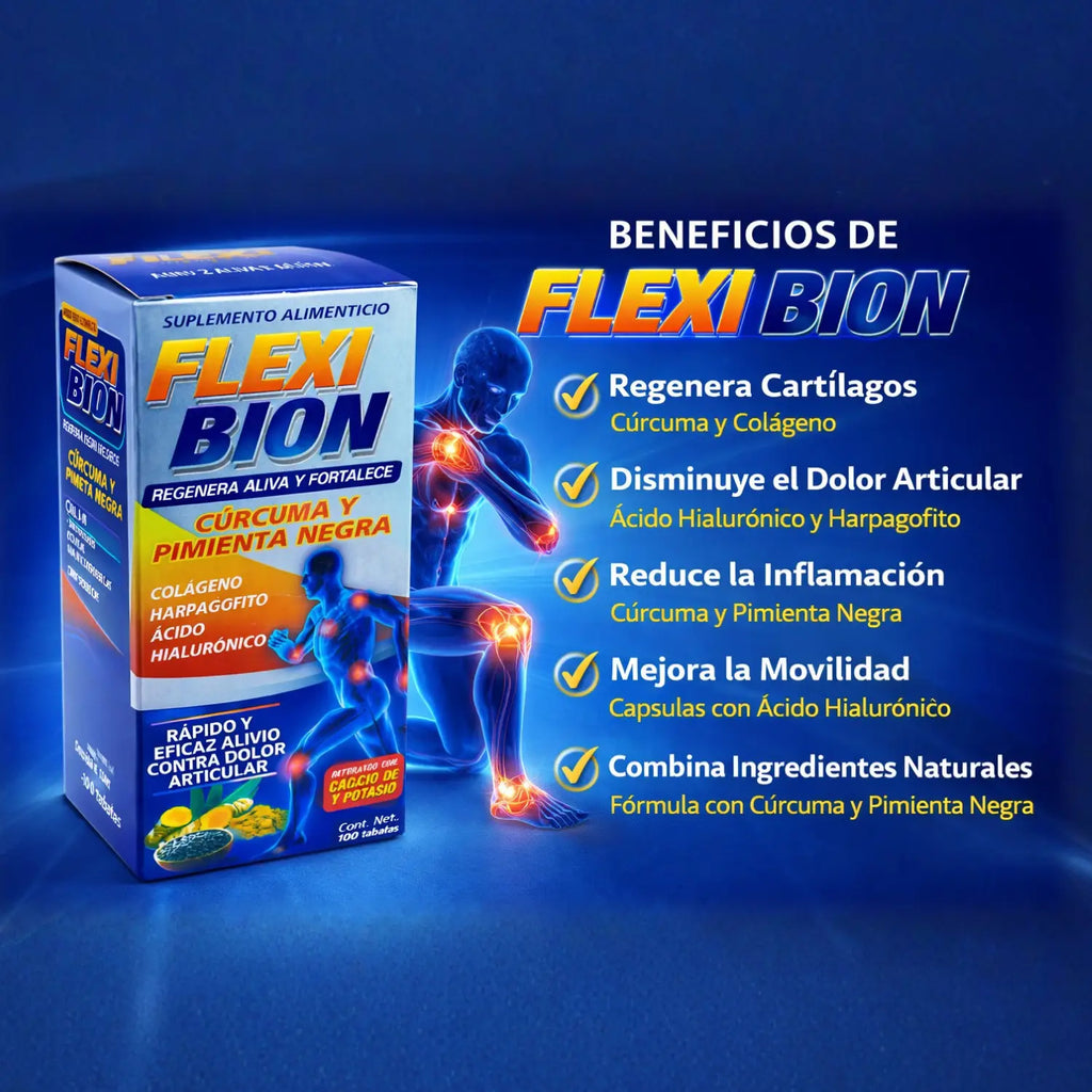 Flexi Bion; 100 Tabletas, Vida Natural.