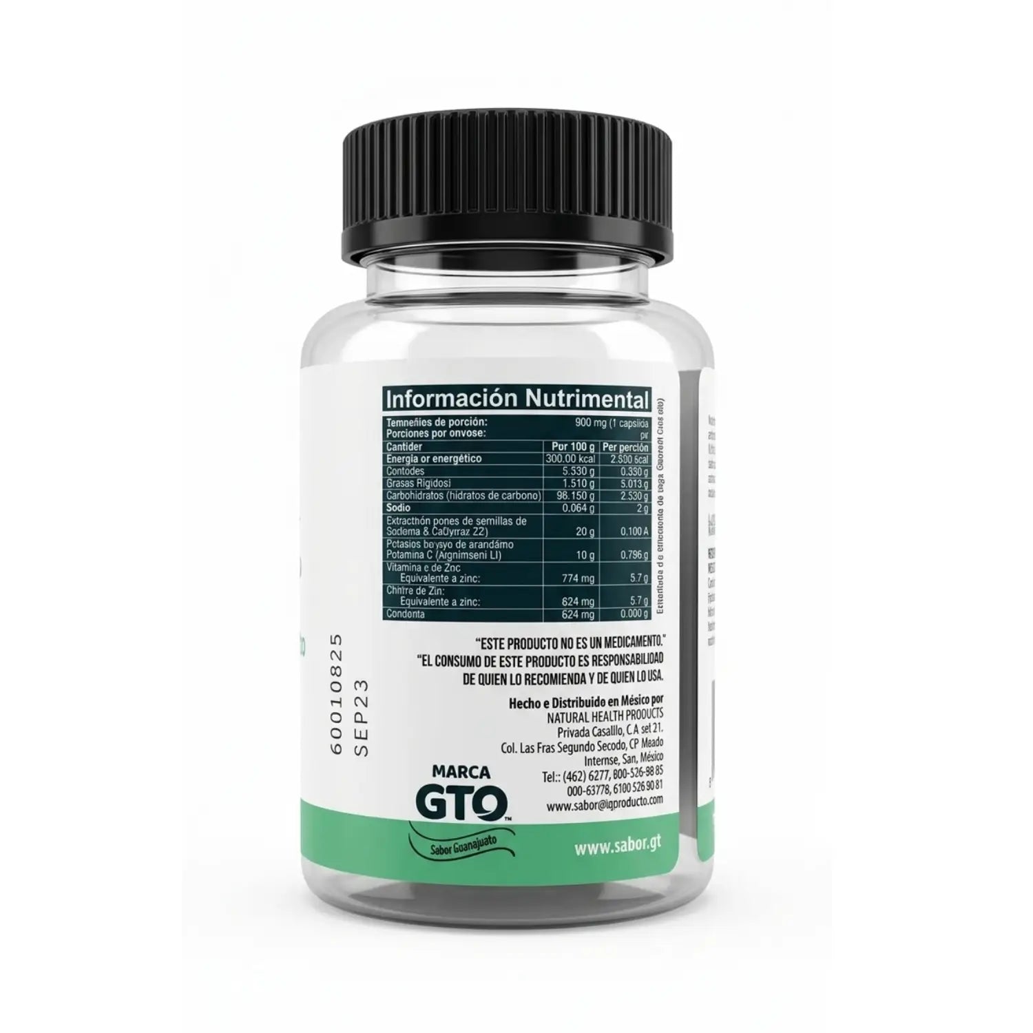 Flussorin ; 60 capsulas de 500mg, red natura.