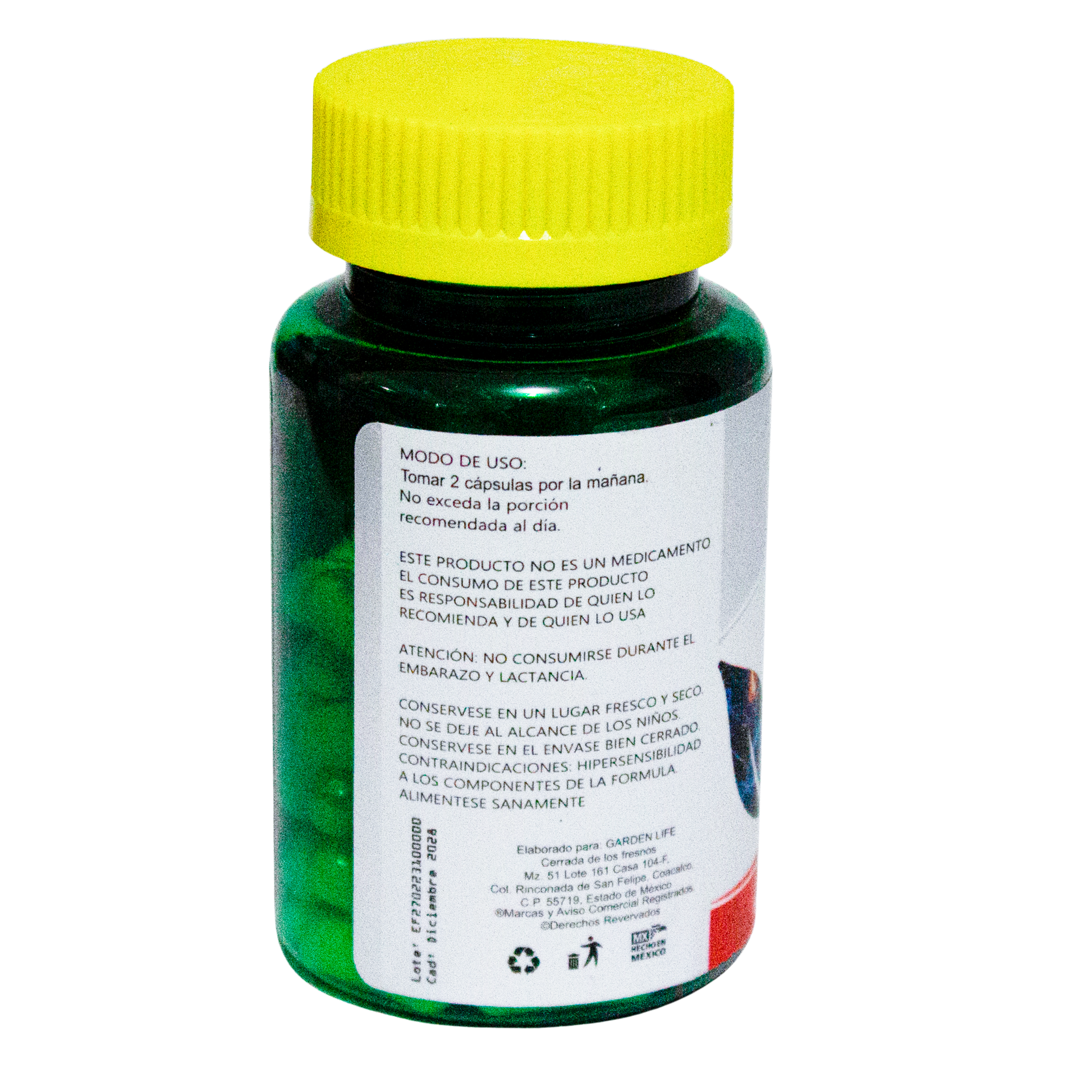 Gaba; 60 Cápsulas de 500mg, Energreen.