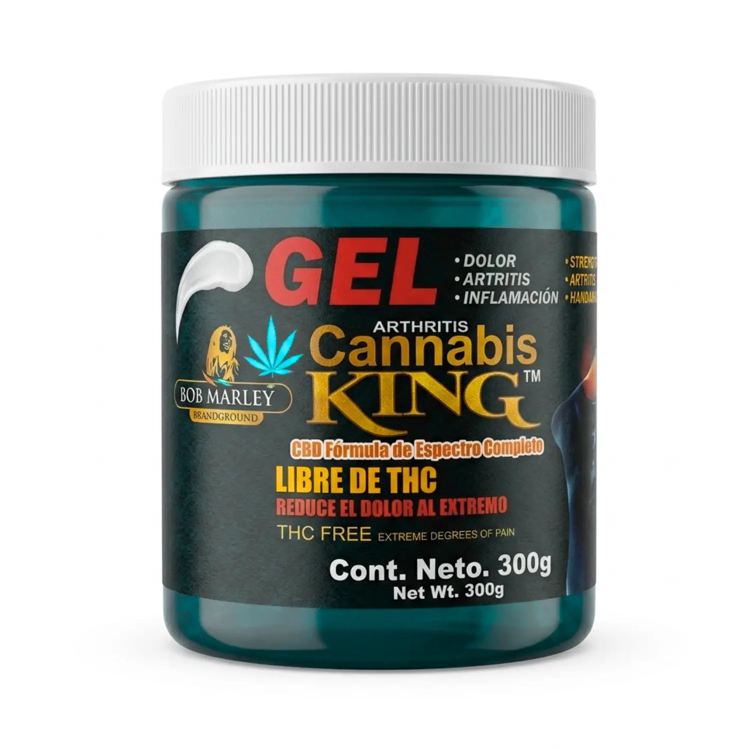 Gel Cannabis King; 300grs, La Fuerza de la Salud.