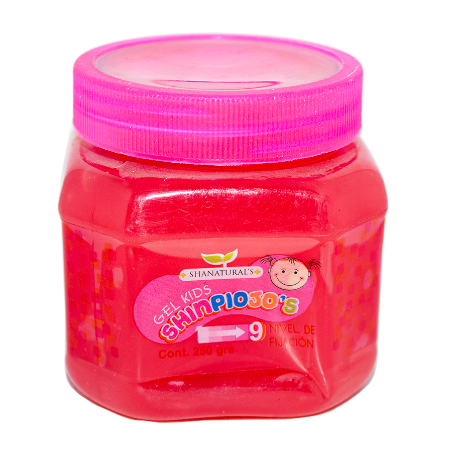 Gel Kids Shin Piojos Rosa; 250gr, Shanaturals.