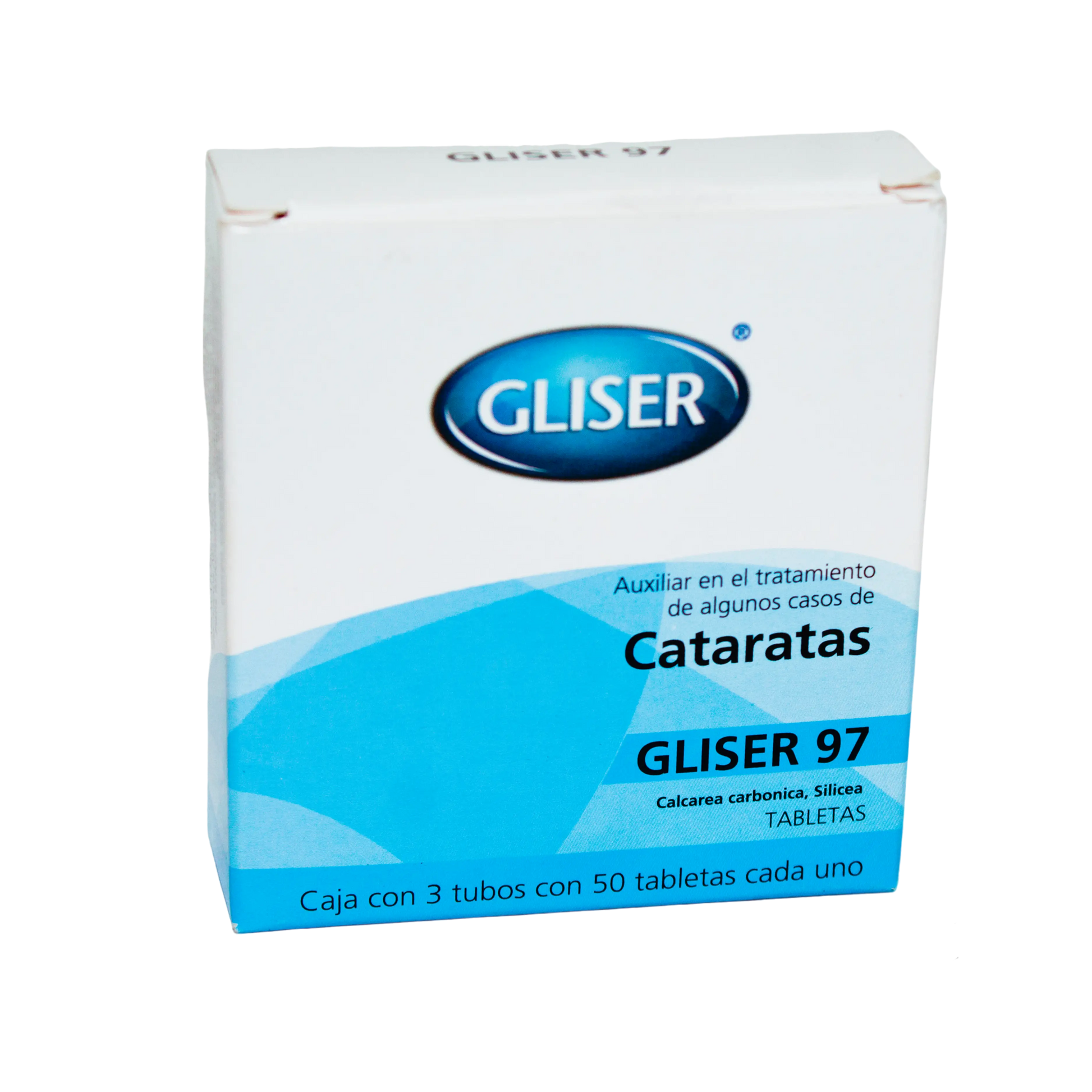 Cataratas; 3 Tubos Glisser, 150 tabletas.