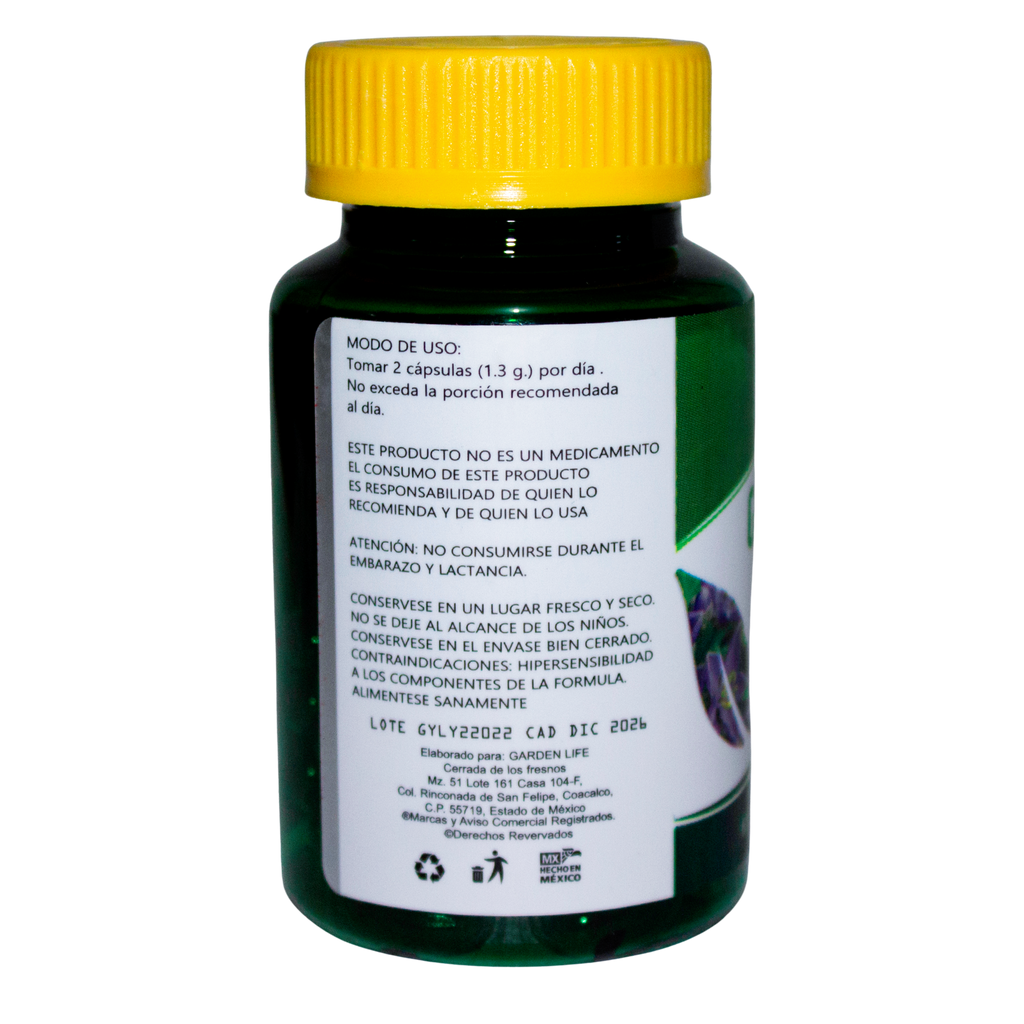 Guayacol Lyptus ; 60 Cápsulas de 650mg, Energreen.
