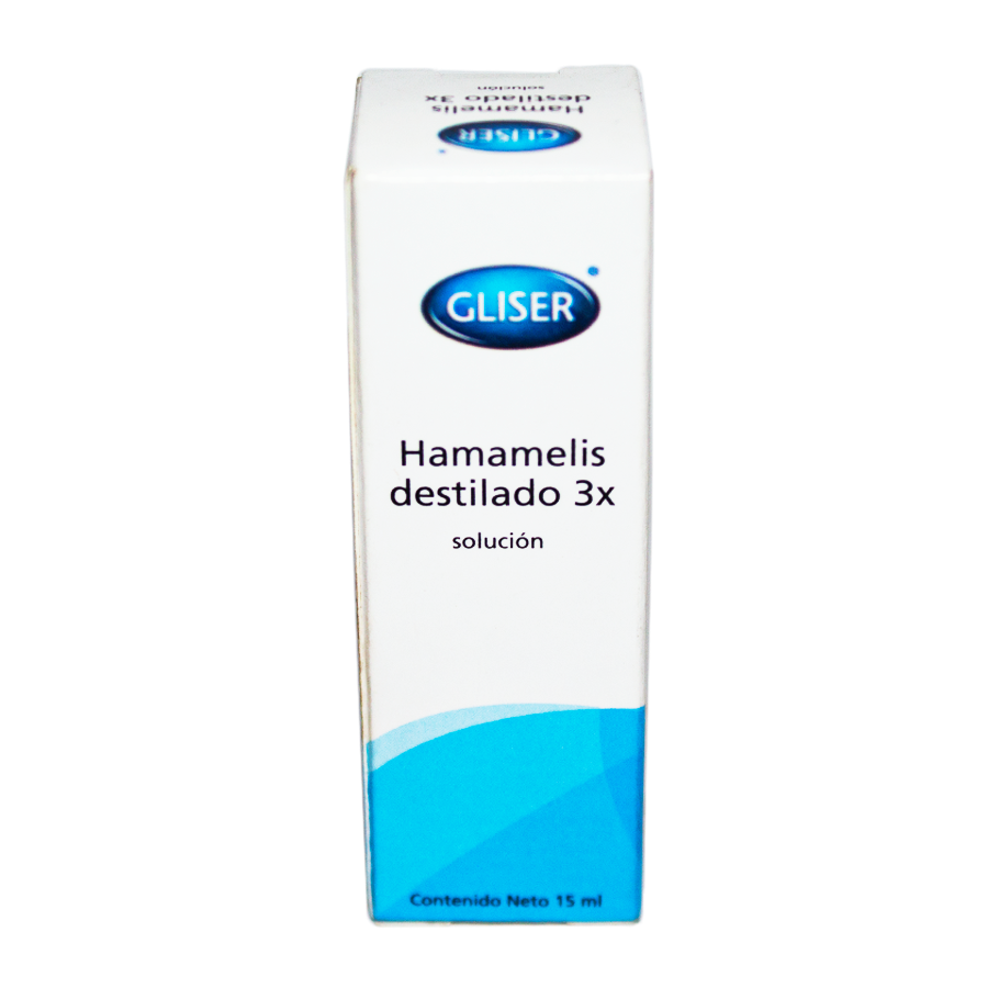 Hamamelis Destilado 3x; 15ml , Gliser.
