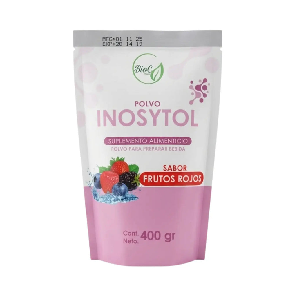 Polvo inositol; 400gr frutos rojos, Bioc