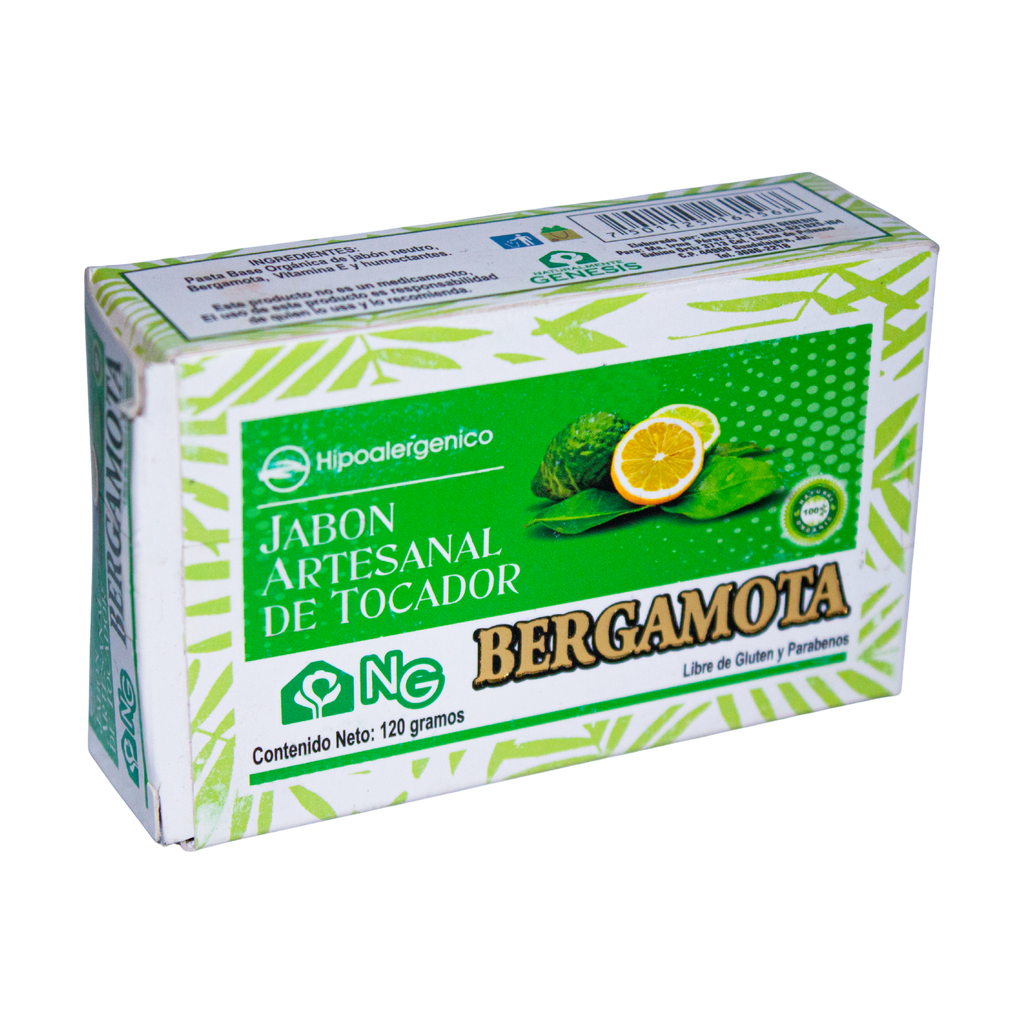 Jabon Artesanal Bergamota; NG.