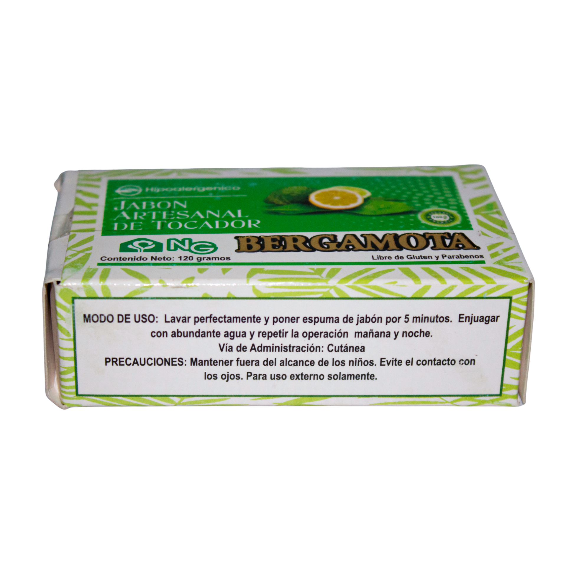 Jabon Artesanal Bergamota; NG.