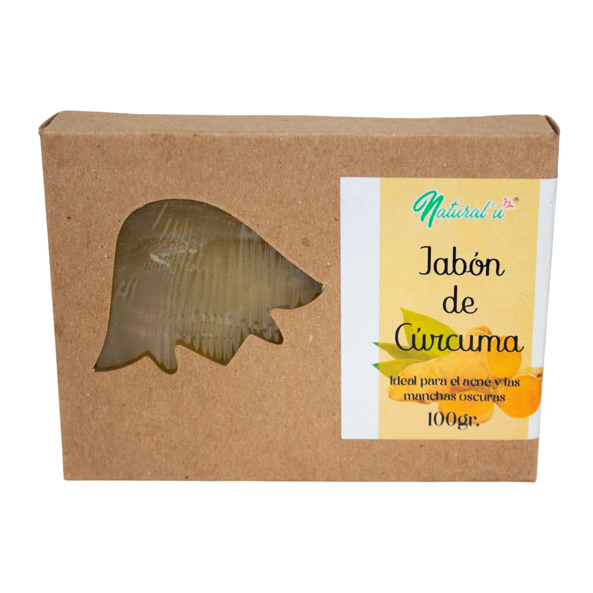 Jabón de Cúrcuma; 100gr, Natural U.