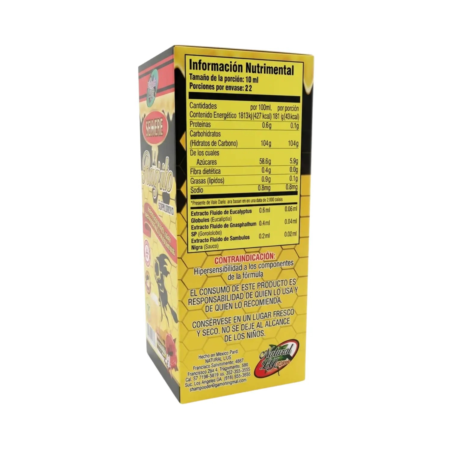 Jarabe de la Brujita; 240ml, Natural Life.