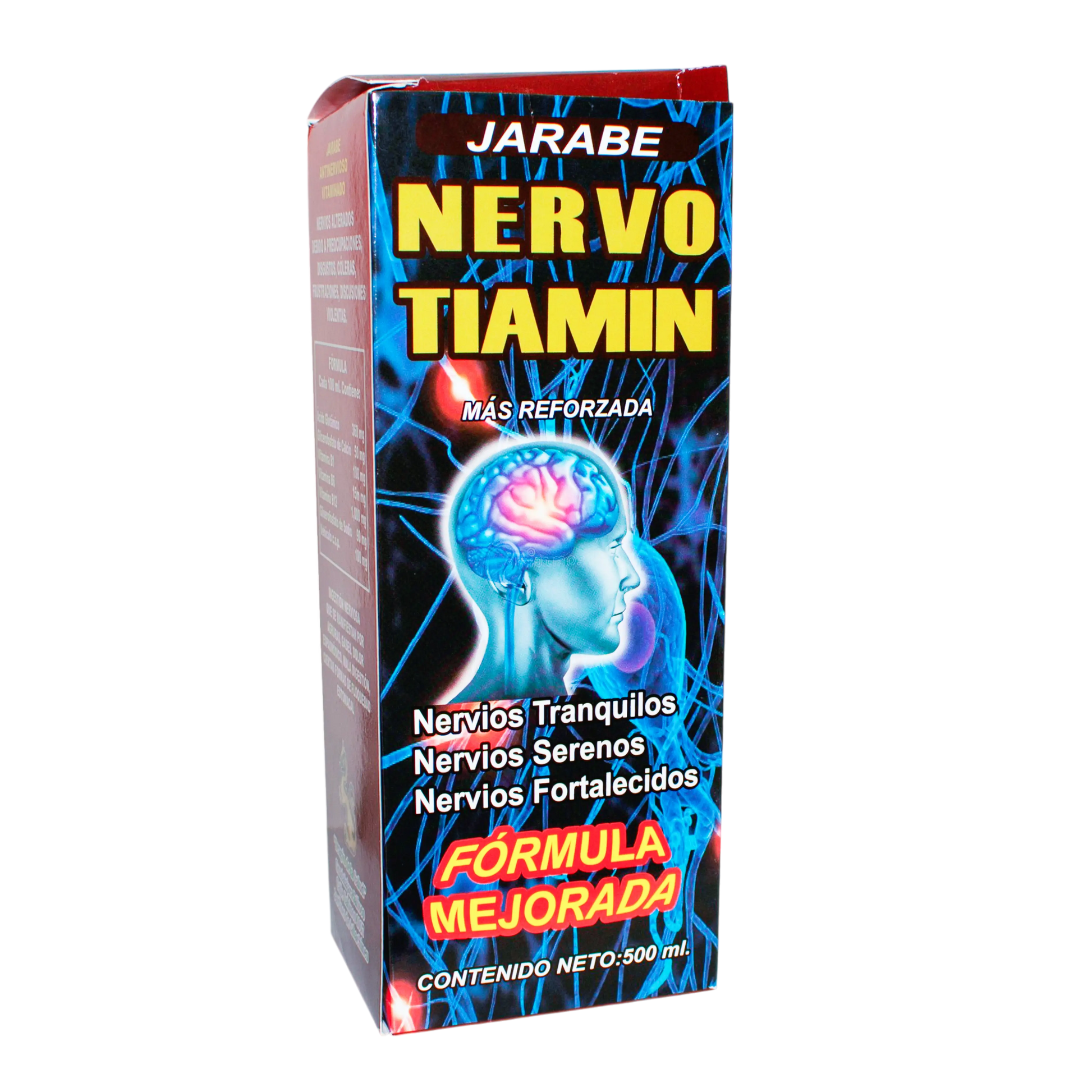 Jarabe Nervo Tiamina; 500mL; Dragon de la salud