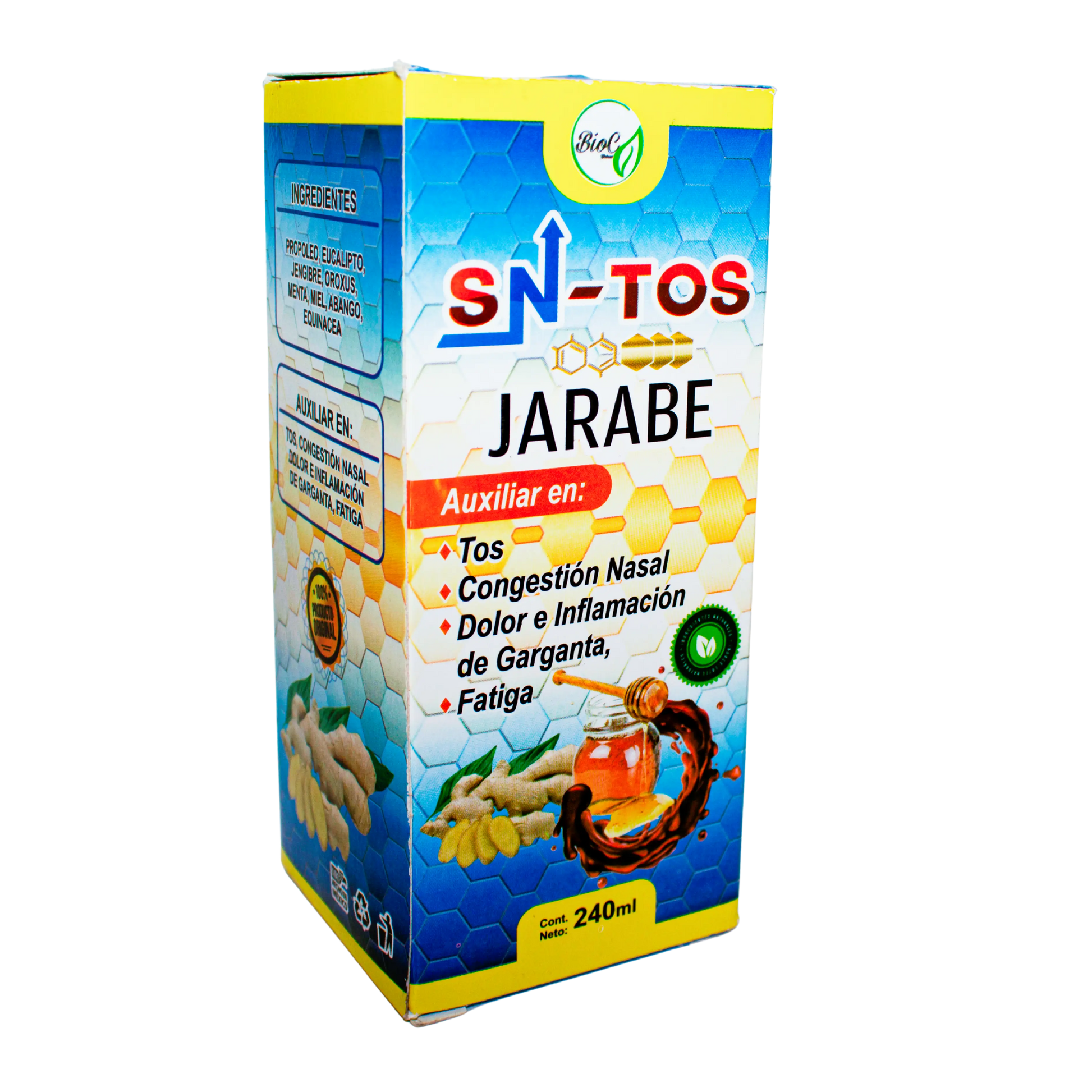 Jarabe sin Tos; 240ml, BioC.